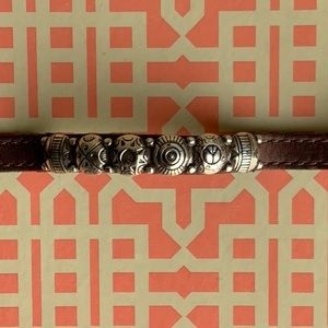 Brighton Harmony Bandit Leather Belt Bracelet